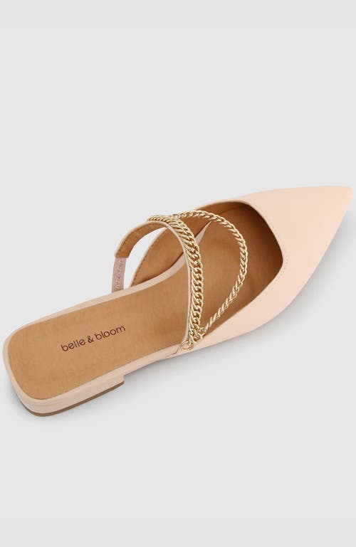 Belle & Bloom On The Go Leather Flat - Sand In Beige