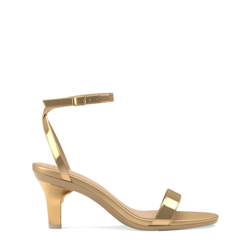 Pashion Footwear The Brenna 3" Stiletto In Gold