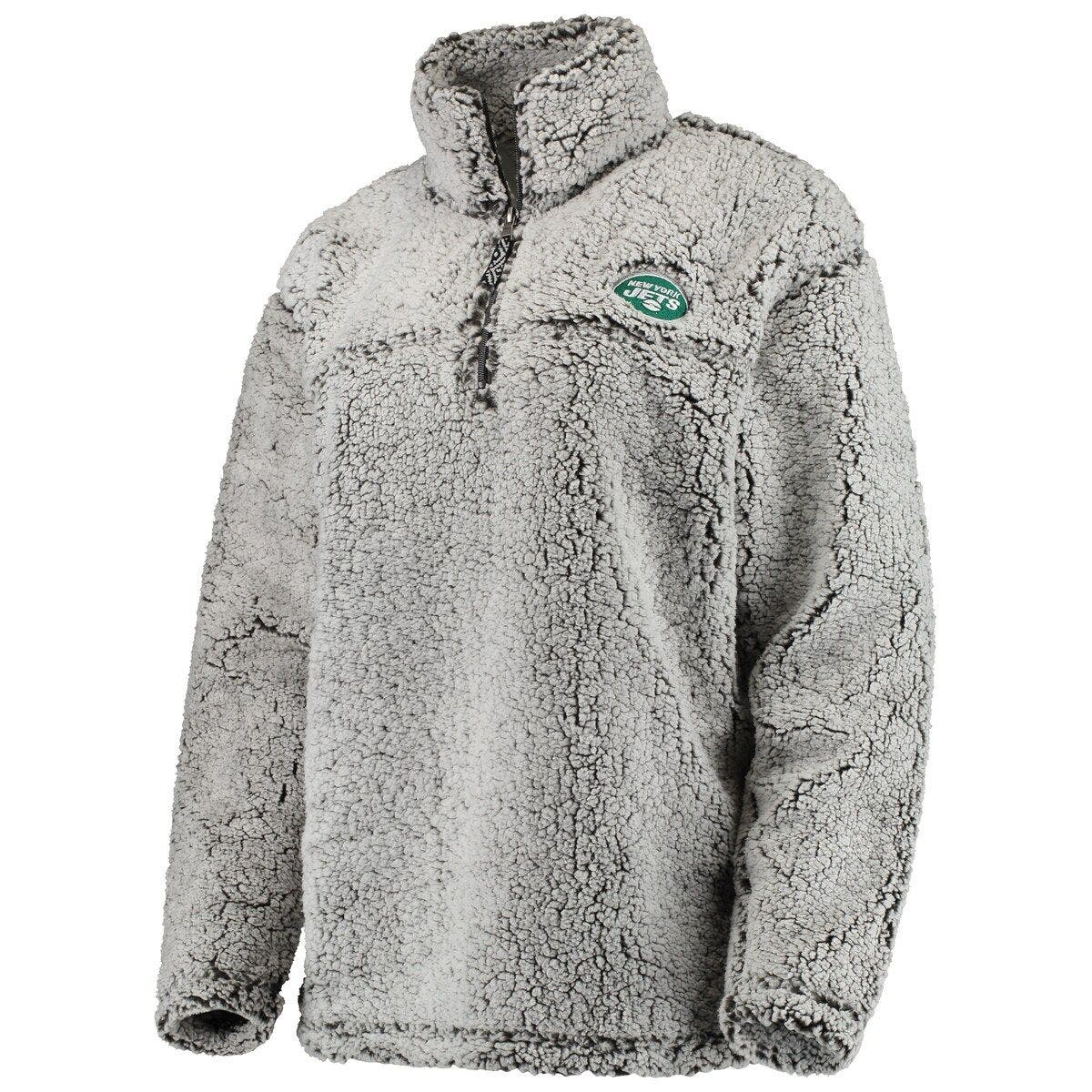 Women's G-III 4Her by Carl Banks Gray Jacksonville Jaguars Sherpa Quarter- Zip Pullover Jacket - Yahoo Shopping