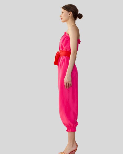 Shop Cynthia Rowley Cassis Jumpsuit In Pink