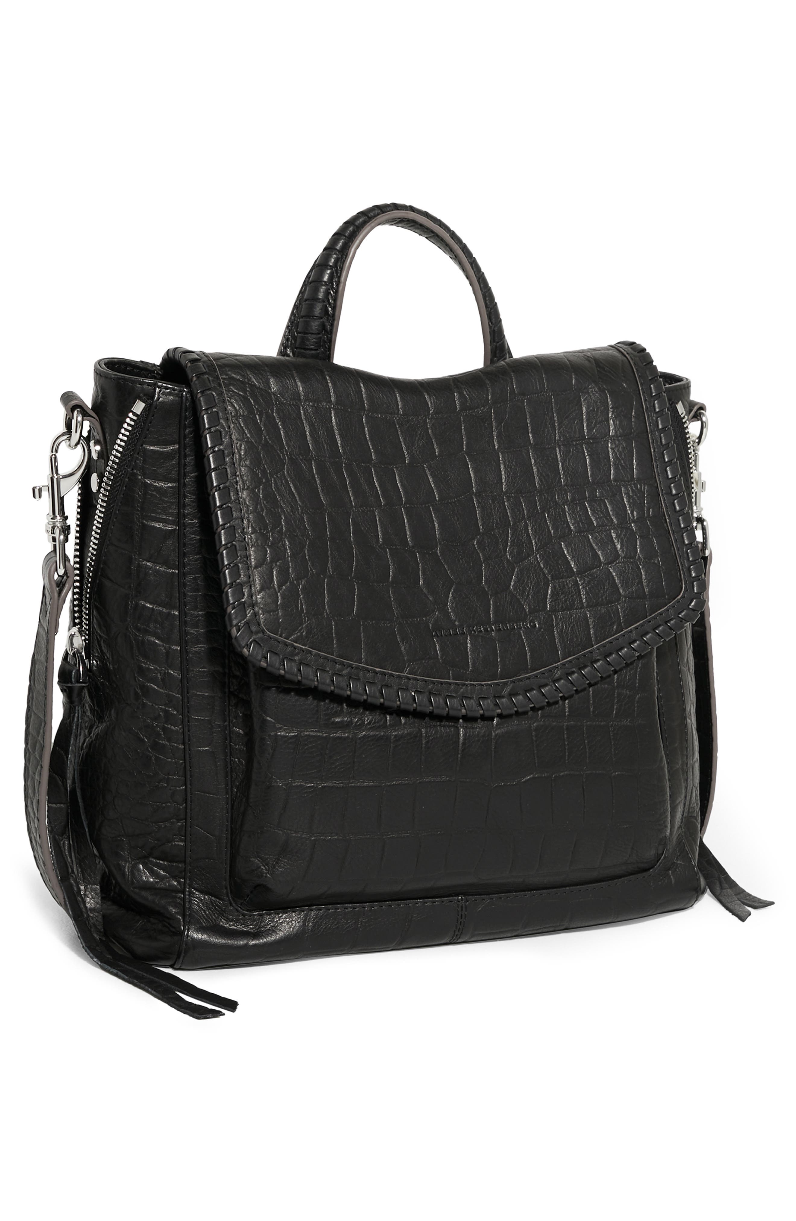 alexander wang marti leather trimmed shell backpack Alexander Wang Lambskin Marti Backpack Bag Washed Black Rhodium Hardware  1505013 – FASHIONPHILE