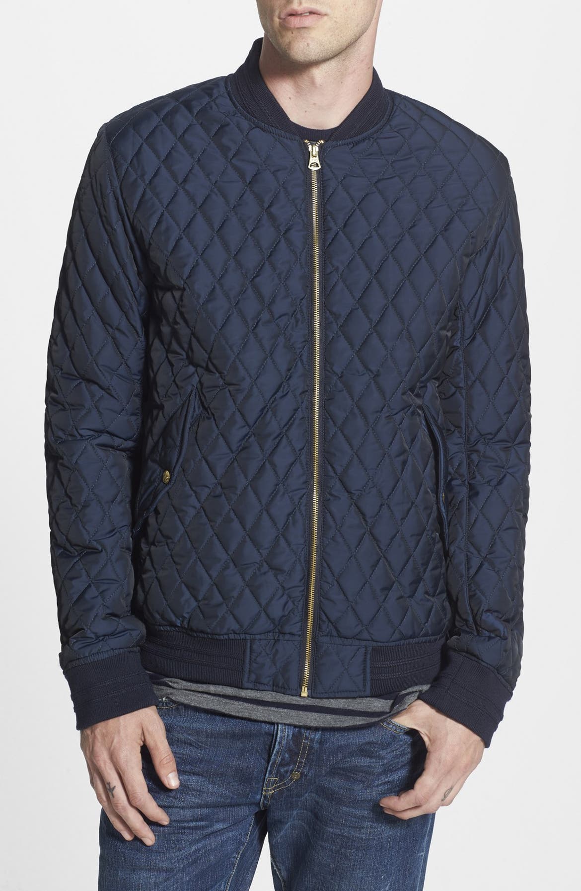 Scotch & Soda Quilted Bomber Jacket | Nordstrom