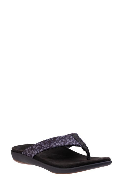 Shop Revitalign Euphoria Flip Flop In Black