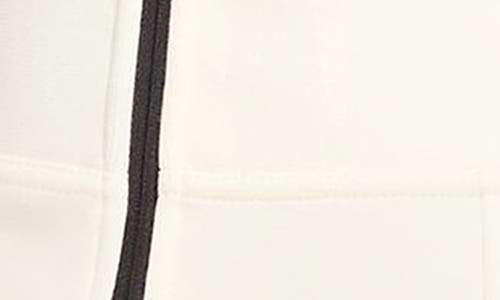 Nike Sportswear Tech Fleece High Waist Slim Zip Pants In Pale Ivory/black