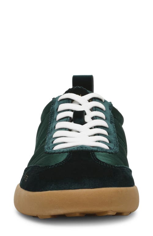 Anne Klein Women's Westside Low Profile Lace Up Retro Sneakers In Emerald