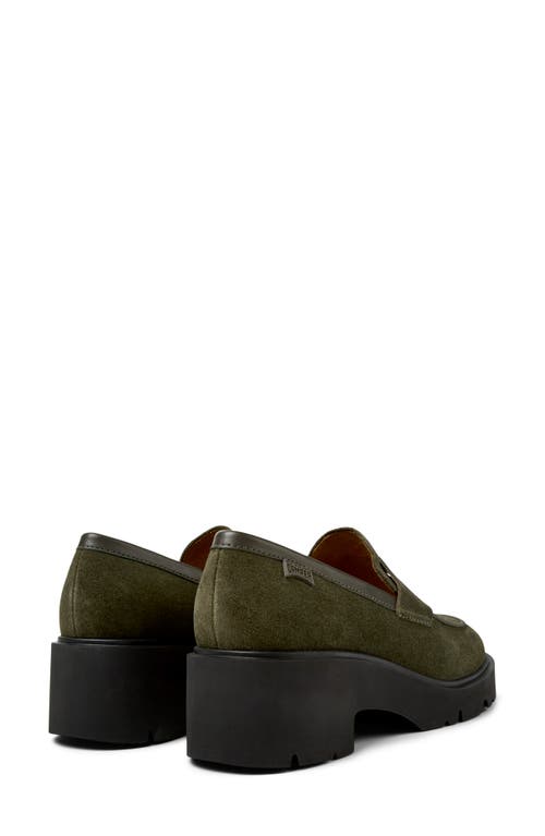 Shop Camper Milah Penny Loafer In Dark Green