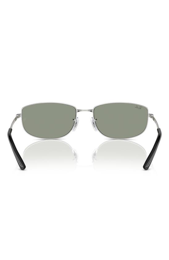 Shop Ray Ban Ray-ban 56mm Irregular Sunglasses In Silver