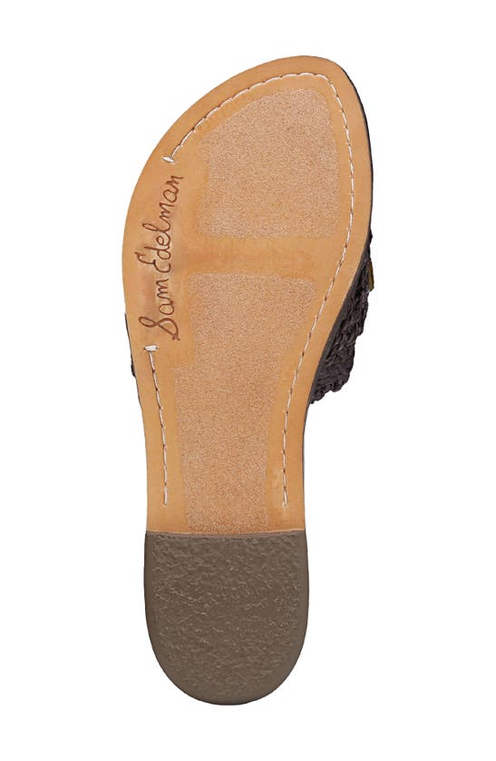 Shop Sam Edelman Graciela Beaded Slide Sandal In Pinto Brown