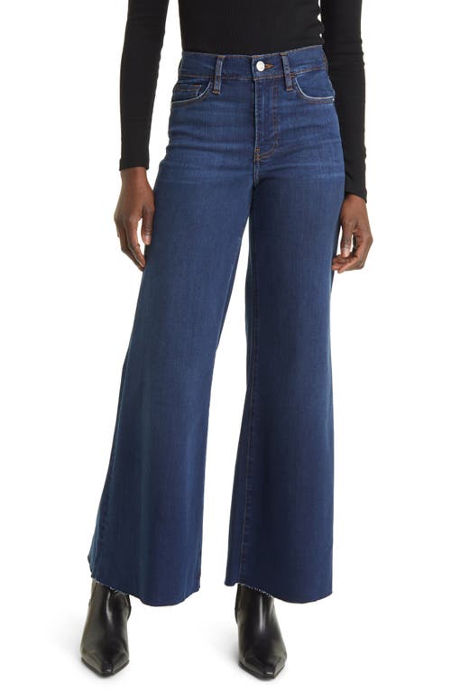 FRAME Le Palazzo Raw Hem Ankle Wide Leg Jeans in Majesty at Nordstrom, Size 25