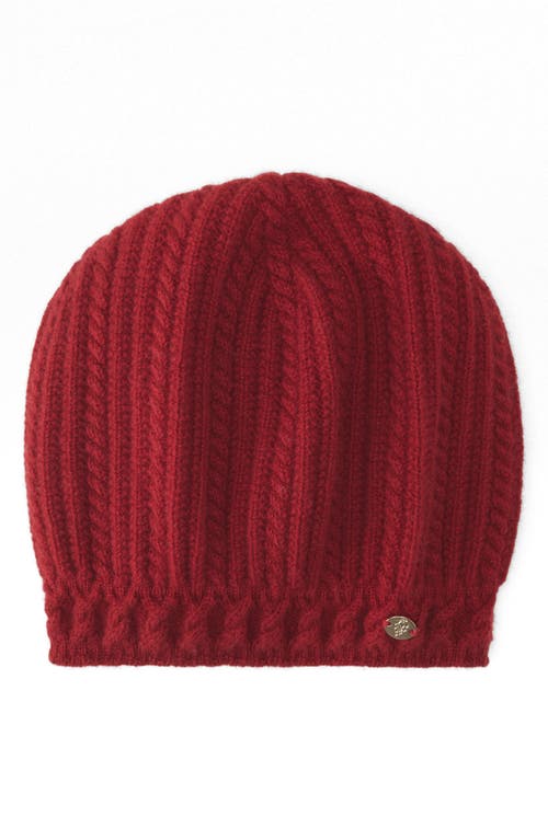 Helen Kaminski Simone Cashmere Beanie in Vermillion 