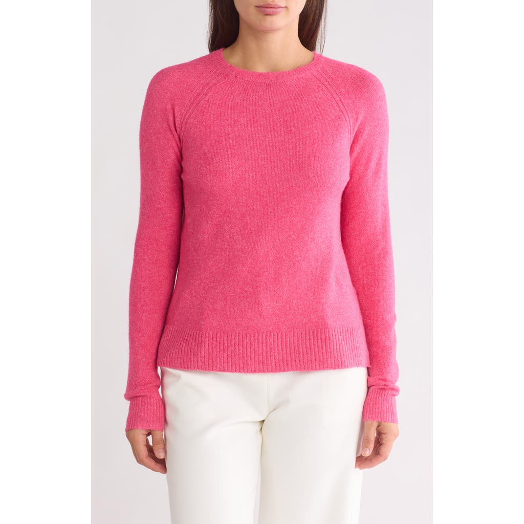 Caslon ® Raglan Sleeve Sweater In Pink Electric