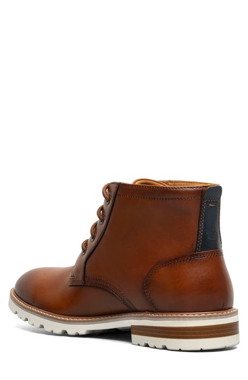 Florsheim Men's Renegade Plain To 4-eye Plain Toe Boot In Cognac
