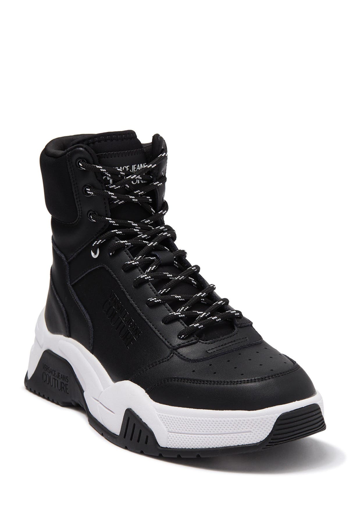 High Top Exaggerated Sole Sneaker 