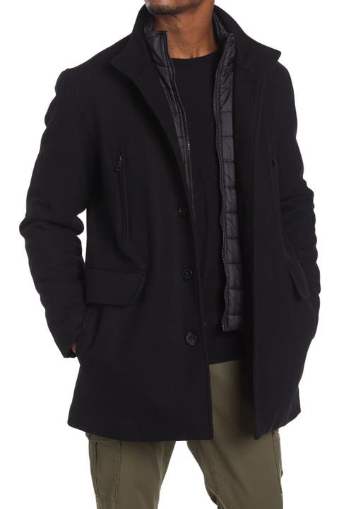 Cole haan signature men's car coat jacket best sale