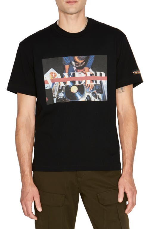 Cotton Graphic T-Shirt in Dj Graphic