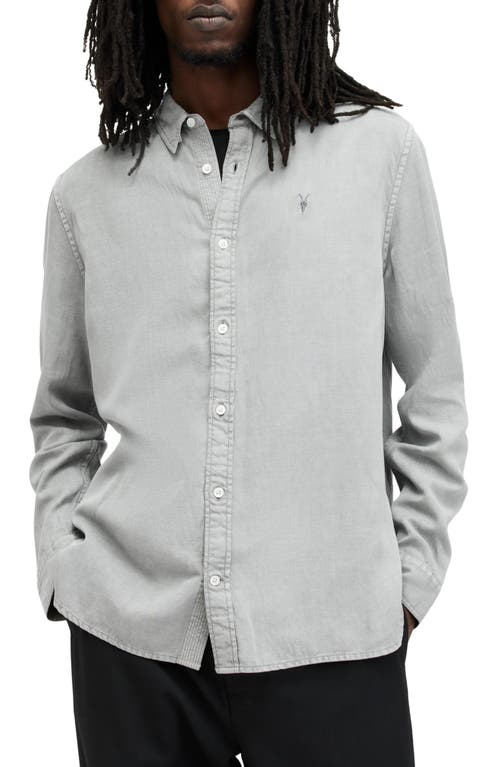 AllSaints Laguna Relaxed Fit Long Sleeve Button-Up Shirt at Nordstrom,