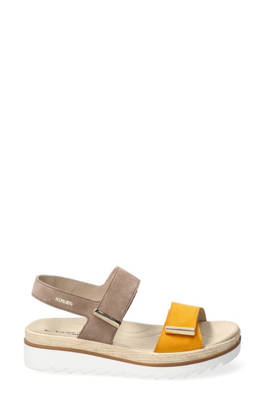 Shop Mephisto Dominica Sandal In Mango/grey