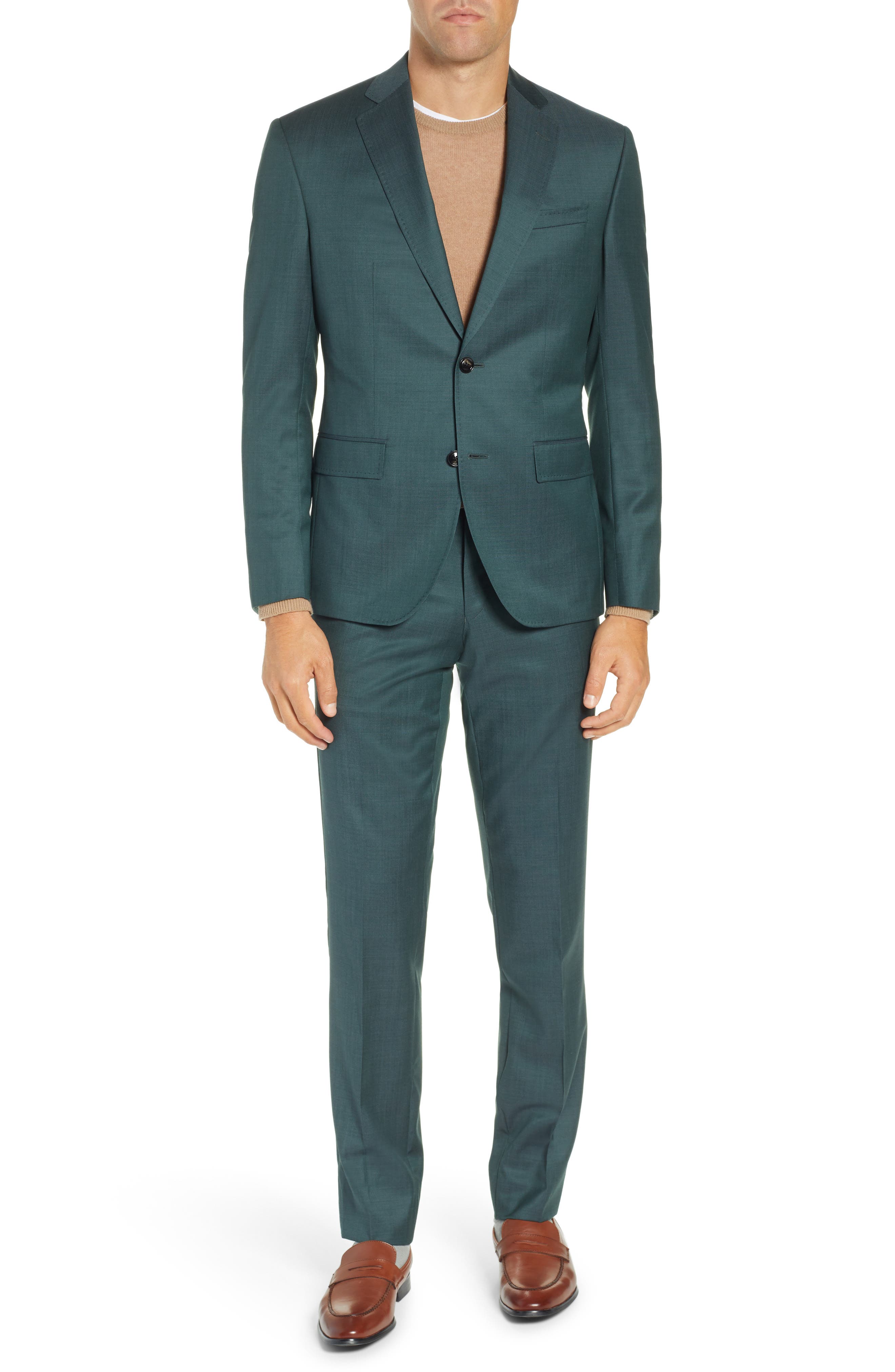 Ted Baker London Roger Slim Fit Solid Wool Suit Nordstrom
