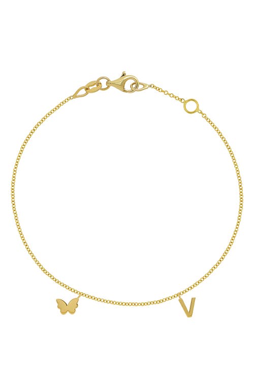 Bony Levy 14K Gold Personalized Charm Bracelet in 14K Yellow Gold - Charms at Nordstrom