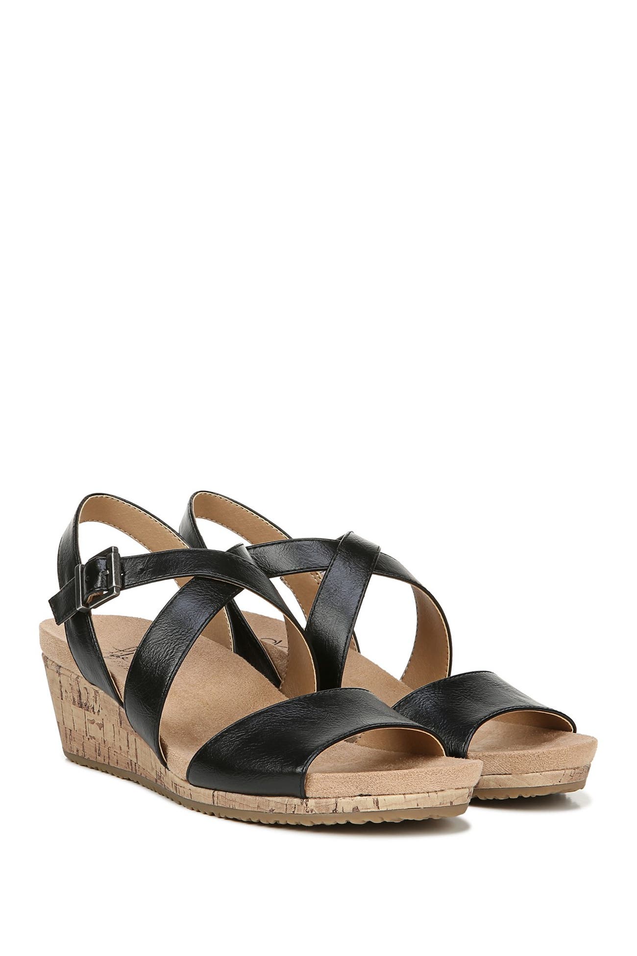 LifeStride Maple Cork Wedge Sandal Nordstrom Rack