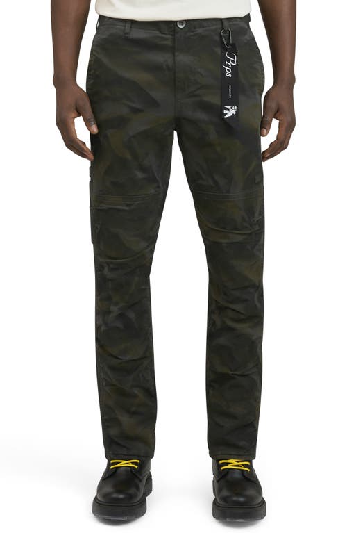 Shop Prps Palo Duro Utility Pants In Black/green Multi