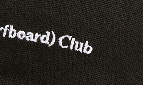Stockholm Surfboard Club Pac Logo Embroidered Baseball Cap In Black/white