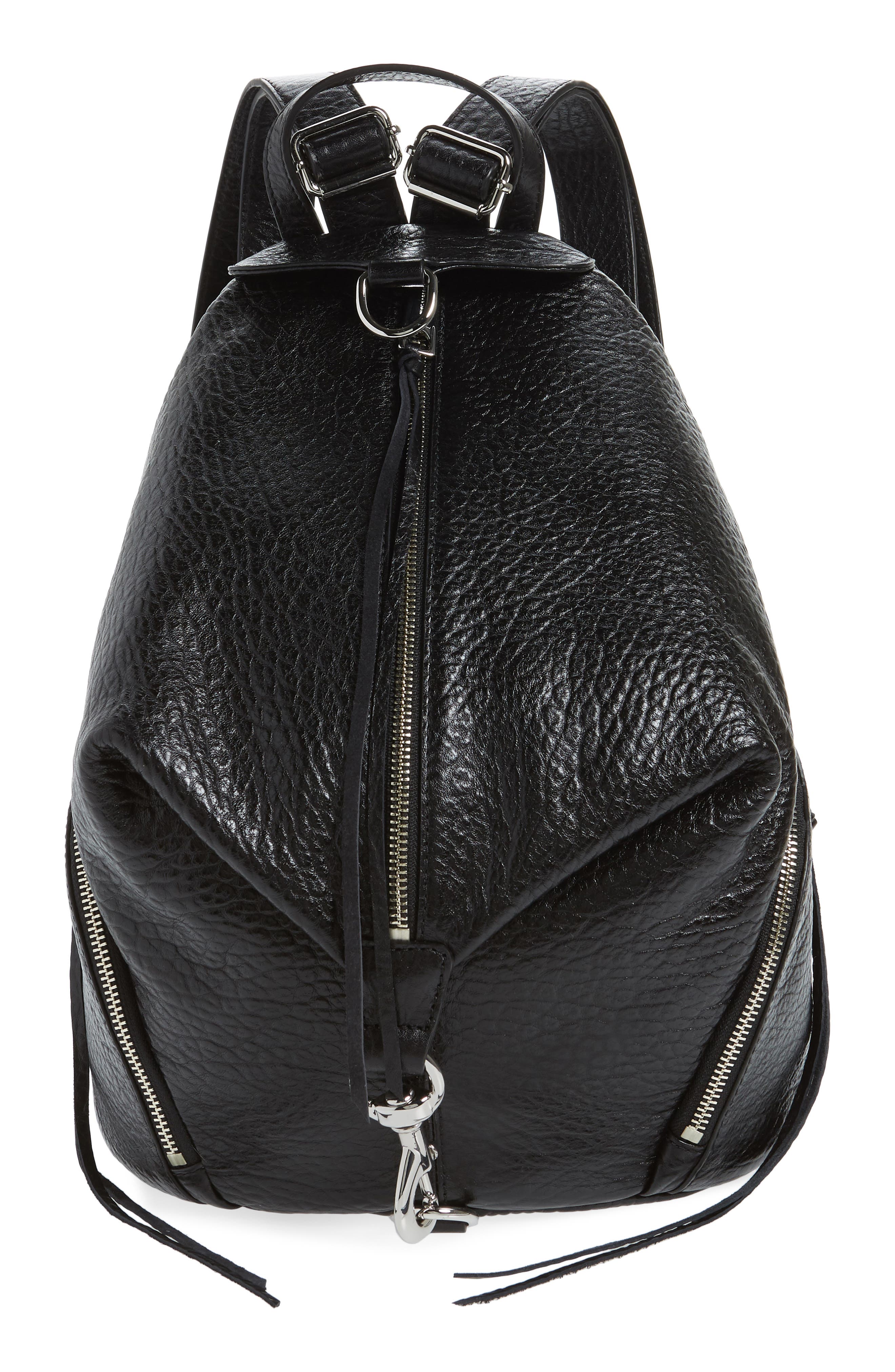 Black Ladies Weave Detail Skull Faux Leather Backpack Women Medium Shoulder Bag 