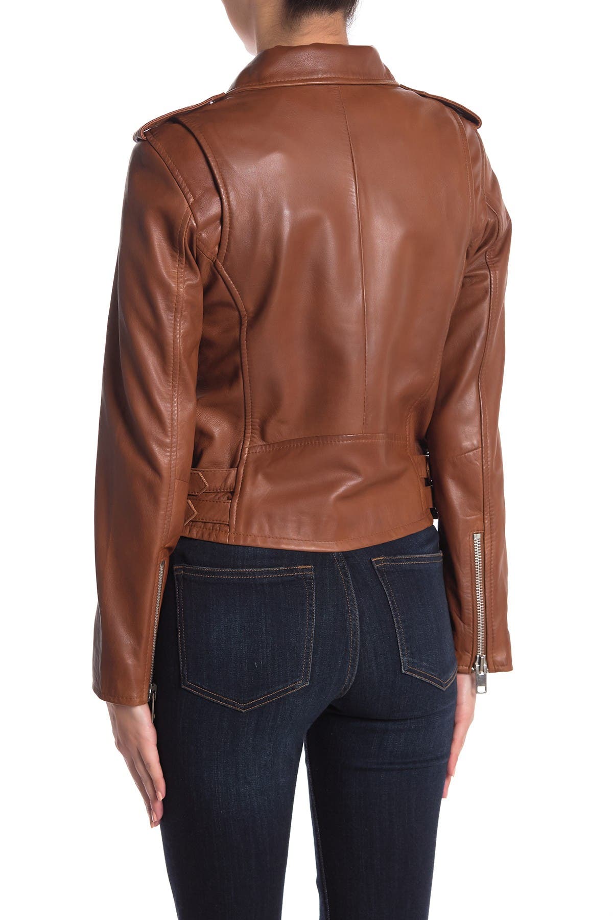 Walter Baker | Liz Leather Crop Moto Jacket | HauteLook
