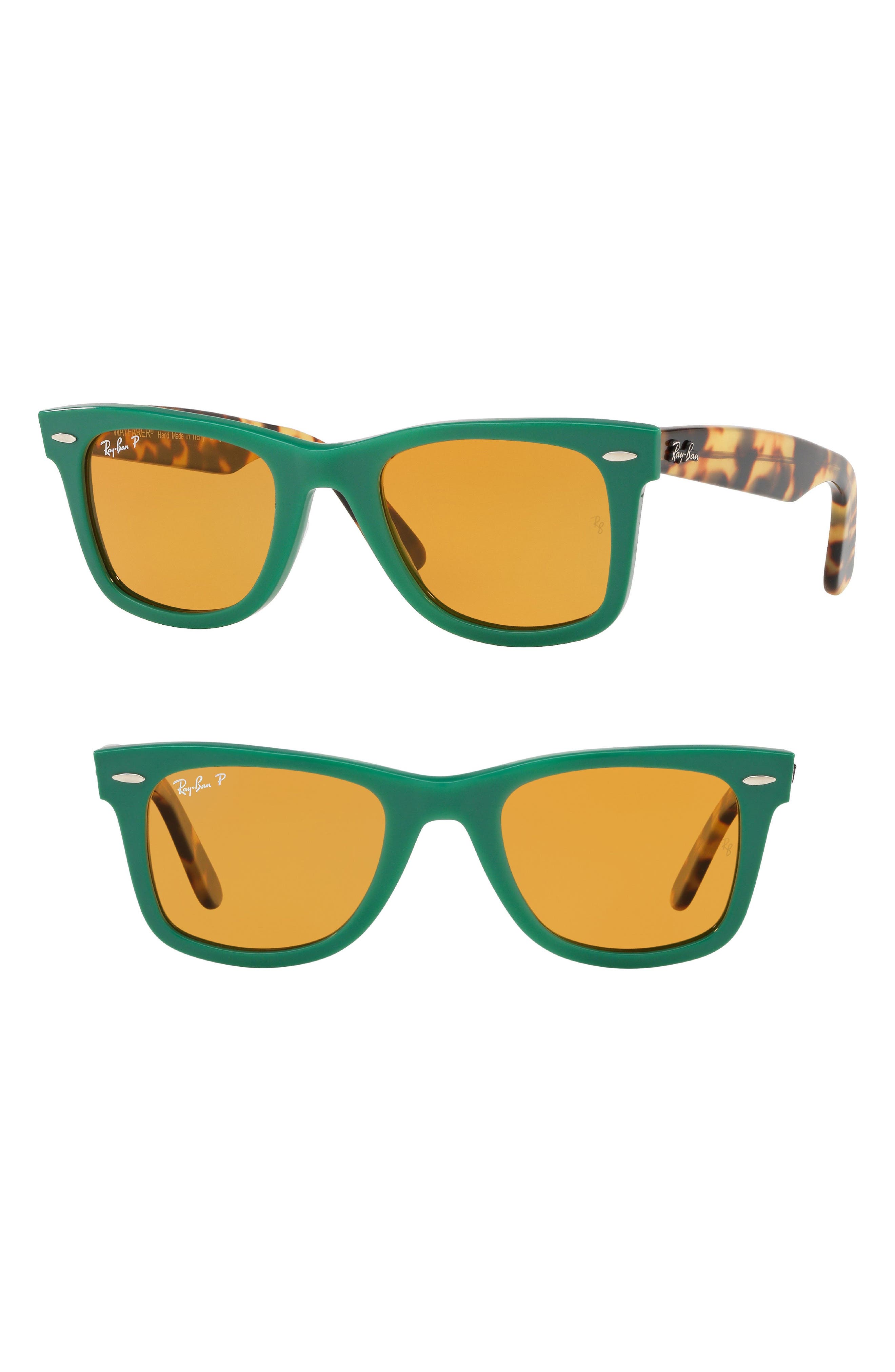 Ray Ban Polarized 50mm Standard Classic Wayfarer Sunglasses Hautelook