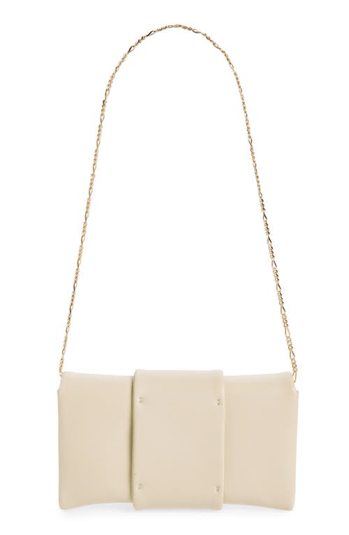 Shop Proenza Schouler Flip Leather Clutch In Taupe