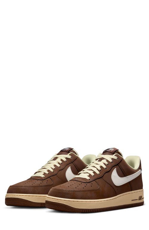 Nike Air Force 1 '07 Sneaker In Brown
