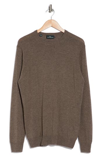 Rodd & Gunn Wool & Cashmere Crewneck Sweater In Malt