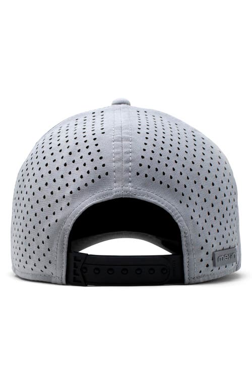 Melin A-game Icon Hydro Performance Snapback Hat In Heather Grey