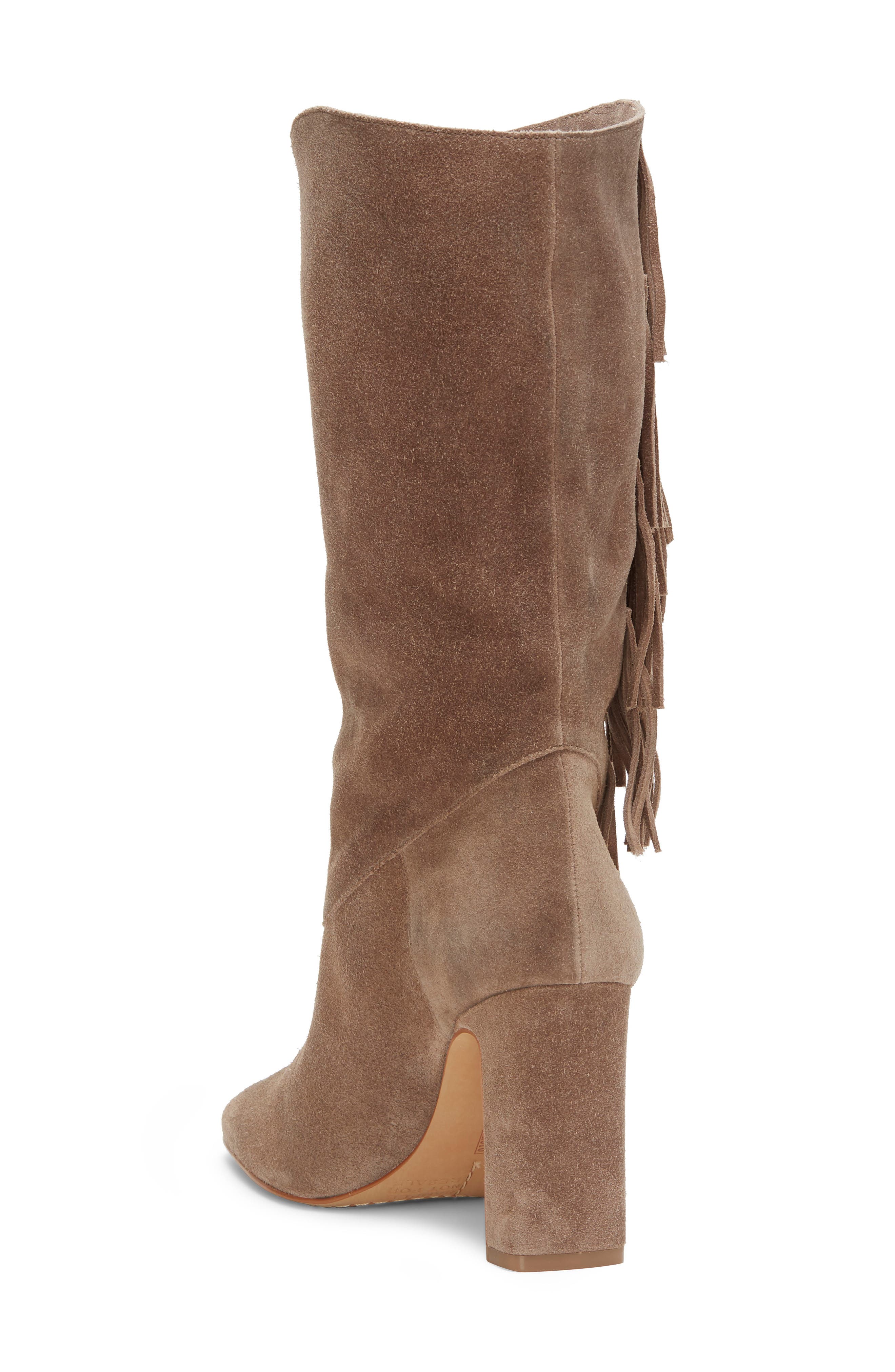 vince camuto fringe boots