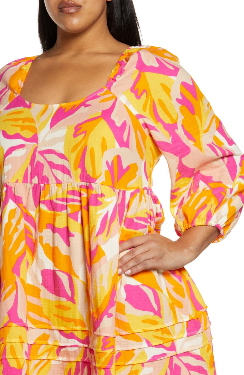 Sanctuary Summer Swing Long Sleeve Cotton Babydoll Dress | Nordstrom