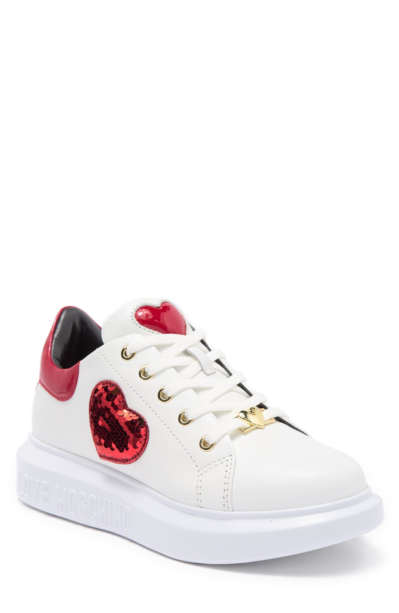 love moschino platform sneakers