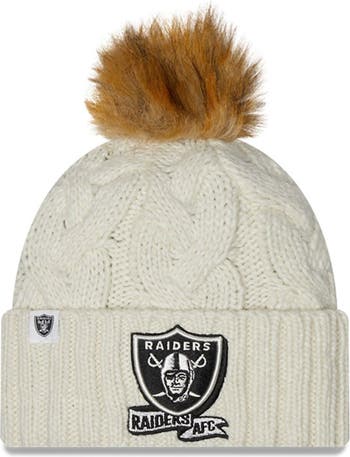 Las Vegas Ribbed Cuff Knit Winter Hat Pom Beanie (Gray/Black) at   Men's Clothing store