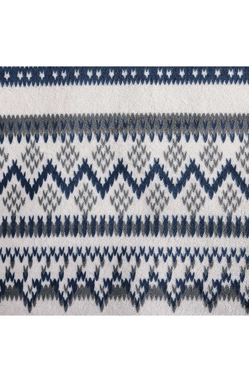 Eddie Bauer Shelton Fair Isle Comforter Set In Navy
