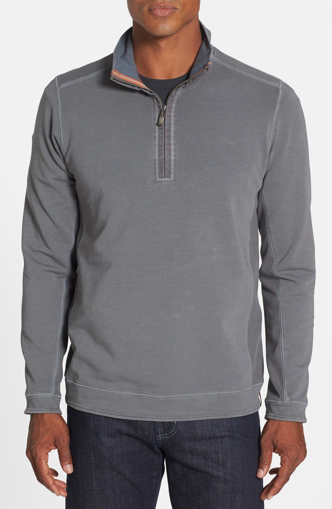 Tommy Bahama 'Ben & Terry' Half Zip Pullover (Big & Tall) Nordstrom