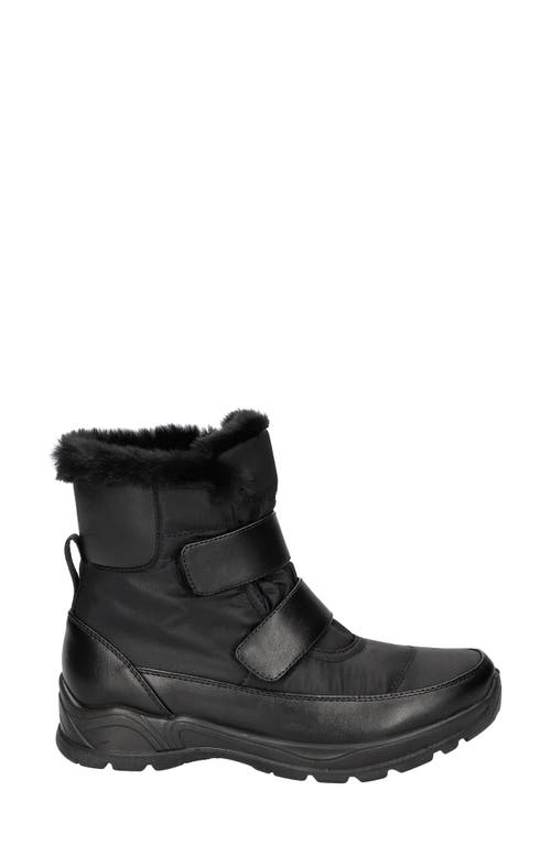 Shop Easy Street Polar Waterproof Faux Fur Boot In Black