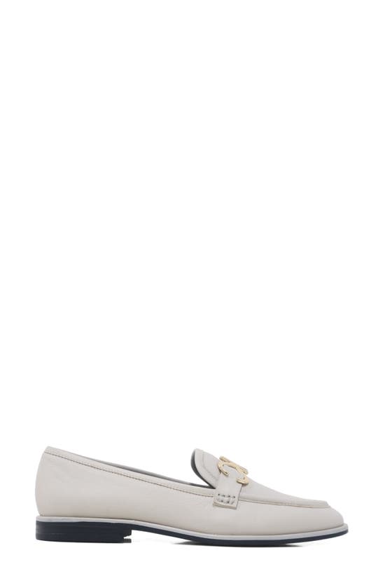 Shop Kenneth Cole New York Lydia Bit Loafer In Bone Leather