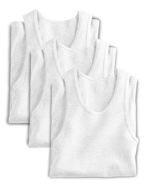 Harbor Bay 3-pack Athletic T-shirts In White
