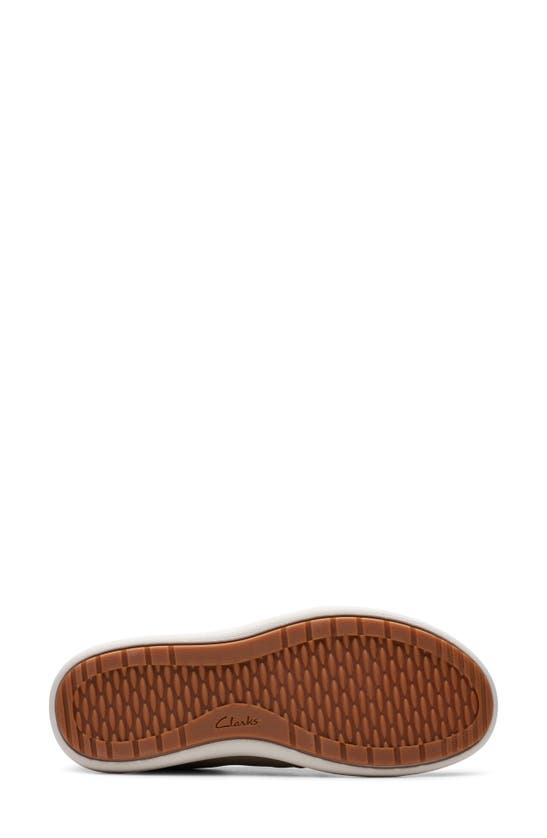 Clarks Nalle Lilac Slip-on Sneaker In Stone Nubu