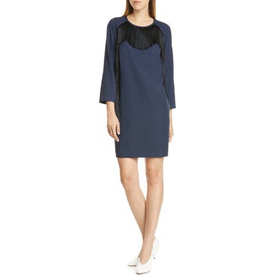 Hugo Kerla Fringe Shift Dress, Blue
