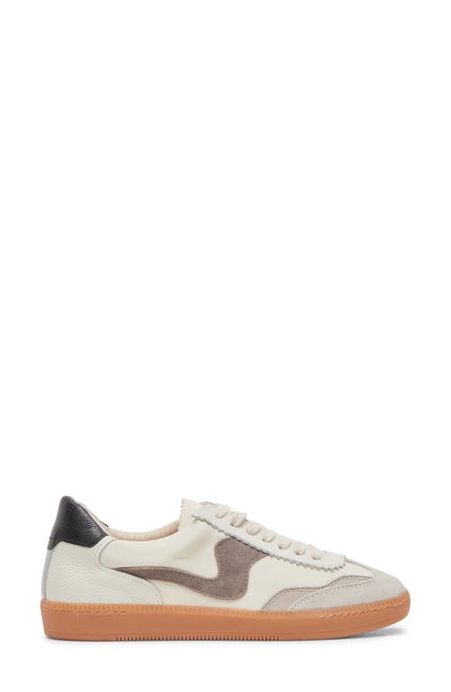 Shop Dolce Vita Notice Sneaker In White/grey Leather