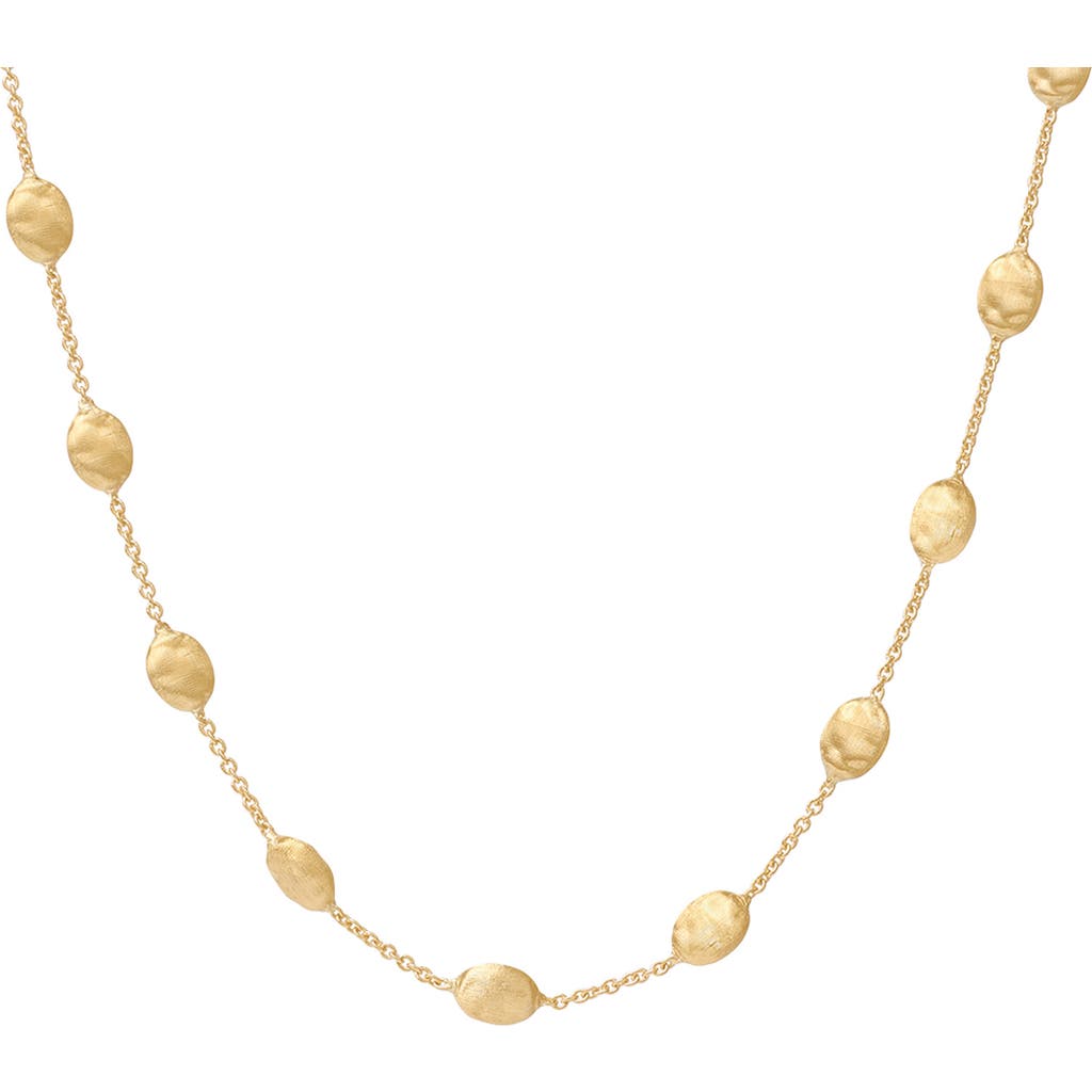Marco Bicego Siviglia Station Necklace In Yellow Gold