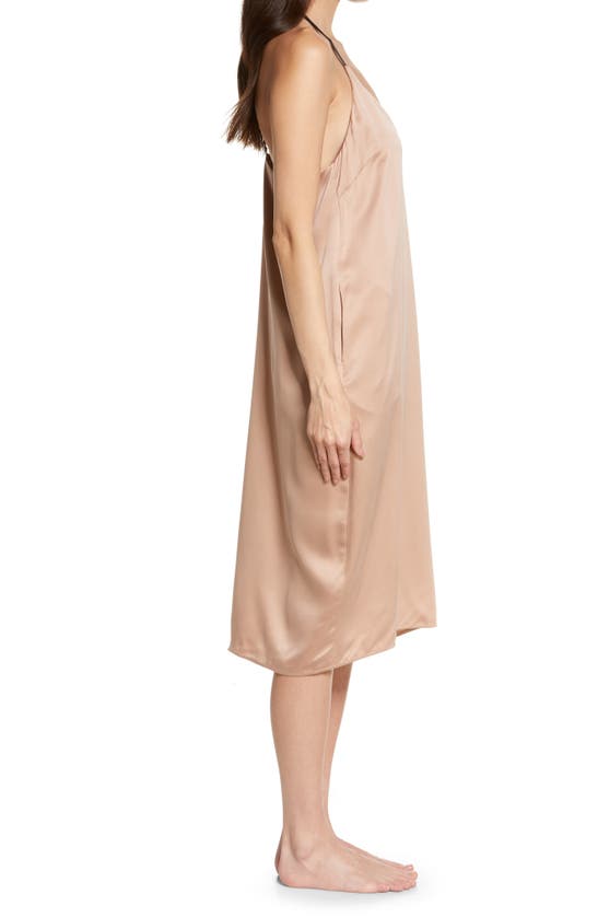 Shop Lunya Washable Silk Nightgown In Otium Tan