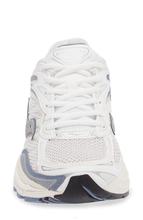Saucony Gender Inclusive Progrid Omni 9 Sneaker In Ivory/blue