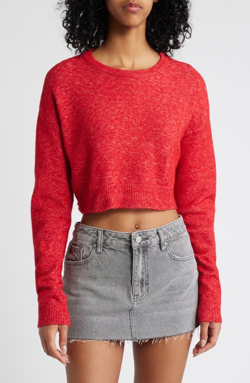 PacSun Iris Crewneck Crop Sweater in Emboldened 