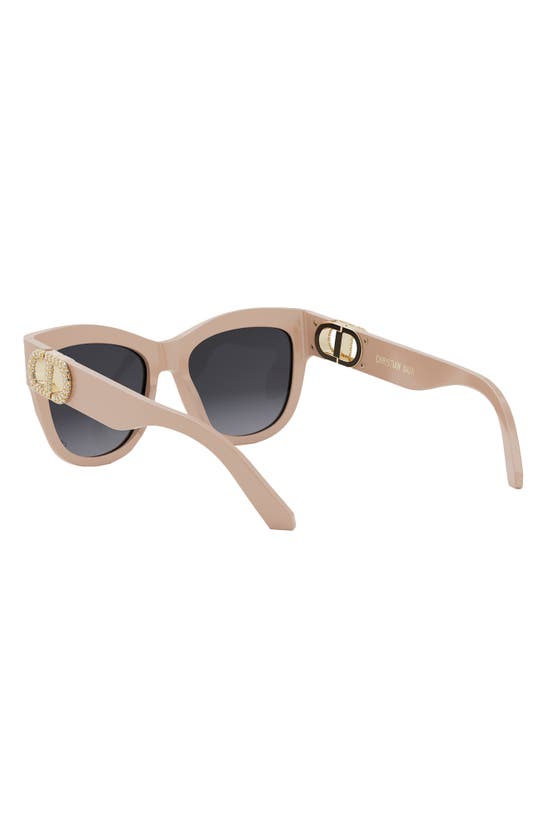 Shop Dior 30montaigne B41 54mm Butterfly Sunglasses In Shiny Pink / Gradient Smoke